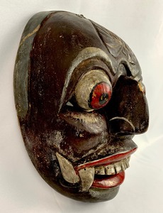lot 21 image: Vintage Topeng Dance Mask - Raksa Demon - Indonesia