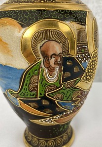 lot 155 image: Antique Cloisonne Satsuma Japanese Vase