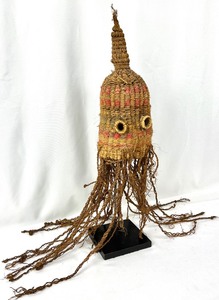 lot 47 image: Tiriki Circumcision Mask (IngololeEngoro) - Kenya