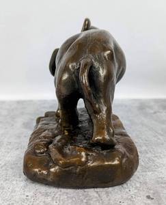 lot 117 image: Impressive Elephant Bookend by Armor Bronze Corporation from Art Deco Period