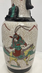 lot 170 image: Chinese Wu-Cai Glazed Porcelain Vase