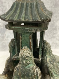 lot 178 image: Antique Thai Cast Metal Incense Burner