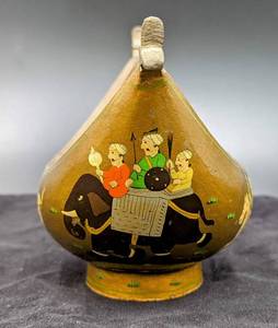 lot 122 image: Handmade by M. Qasim & Bro, Srinagar-Kashmir Beggars Bowl