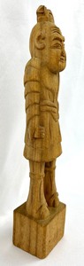 lot 52 image: Vintage Hand-Carved Robed Asian Male Figure