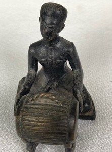 lot 183 image: Miniature Antique Asian Bronze Musician Figurines