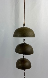 lot 247 image: Vintage Hanging Asian Temple Bells
