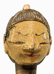 lot 211 image: Vintage Javanese Rod Puppet