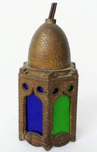 lot 212 image: 1920s Austrian Cold-Painted Arab Tent Lamp in Pieces