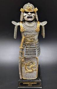 lot 219 image: Japanese Samurai 1650 AD - PewterSterlingGold Franklin Mint Armor 6 of 6