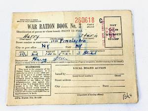 lot 274 image: Vintage Magazines and War Ration Book  - World War II, Back to the Bronx, Marine Corp Flag