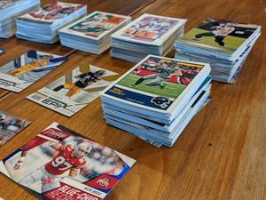 Large Lot of Modern Football Cards, Rookies, Stars, Auto, etc.