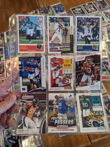 Large Group of Modern Football Cards Kyler Murray Rookie, Mahomes, Many More