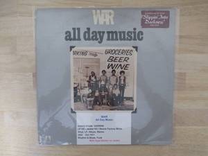 lot 47 image: War - All Day Music - 1971 - Vinyl Record LP