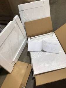 Wonline 24.5 in. W x 21.7 in. D x 61 in. H Single Sink Bath Vanity in White see pictures