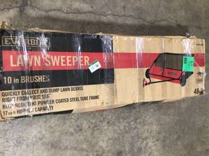 Everbilt Lawn Sweeper 10 in. Brushless Customer Returns See Pictures See Pictures