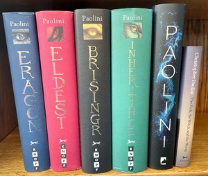 lot 125 image: Books by Christopher Paolini