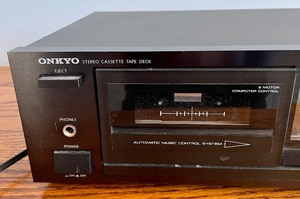 lot 144 image: Onkyo Stereo Cassette Tape Deck