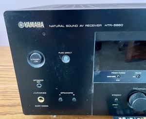 lot 281 image: Yamaha Natural Sound AV Receiver with Remote
