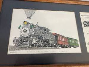 lot 39 image: Michael Scott Kent Rio Grande Southern Signed Framed Print