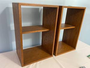lot 36 image: Two Handmade Wooden Shelves