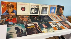 lot 206 image: Variety of Glen Campbell Record Albums