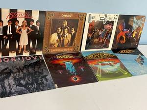lot 209 image: Blondie, Boston, David Bowie, Bread and Bon Jovi Record Albums