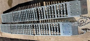 lot 251 image: Metal Folding 1000 Lb Truck Ramps