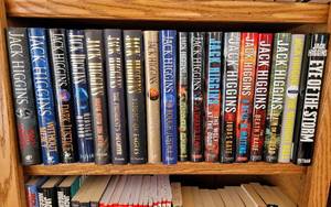 lot 90 image: Author, Jack Higgins, Large Book Grouping