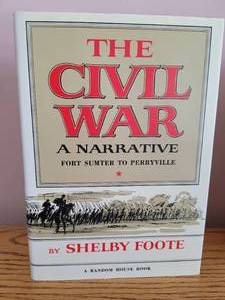 lot 99 image: The Civil War - A Narrative 3-Book Set by Shelby Foote