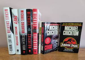lot 102 image: Novels by Michael Crichton