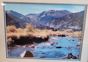lot 109 image: Pair of Framed & Matted Beautiful Landscape Photographs