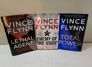 lot 156 image: For the Vince Flynn Novel Lover - Three Vince Flynn Hardcover Books