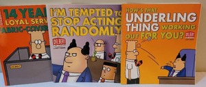 lot 166 image: Dilbert from Scott Adams Books