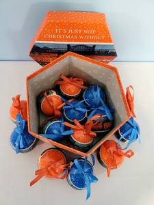 lot 319 image: Lionel Trains Around The Tree Ornament Set