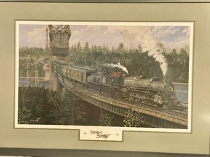 lot 50 image: Jim Jordan Sounds of Seattle Framed Print