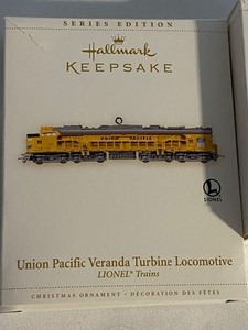 lot 70 image: Three New Hallmark Keepsakes Lionel Train Ornaments