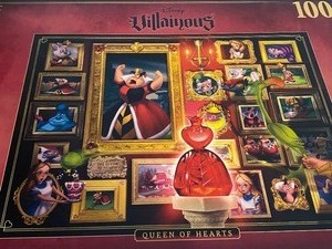 lot 57 image: Ravensburger Disney Villainous Puzzle Queen of Hearts