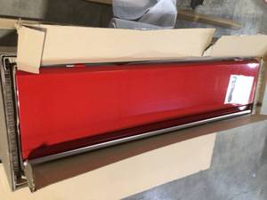 Ready-to-Assemble 23-Gauge Steel Freestanding Garage Cabinet in Red (36 in. W x 72 in. H x 18 in. D) by Husky Customer Returns See Pictures