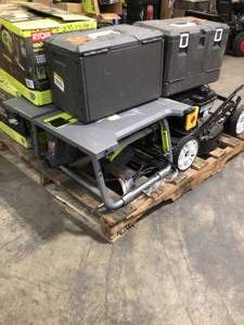 Pallet of Assorted Ryobi and other IndoorOutdoor Tools used various models and conditions customer returns see pictures