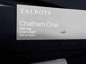 lot 196 image: 17 Talbots Chatham Crop Length Capr...
