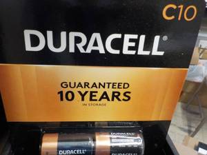 lot 212 image: Case of 80 Duracell Copper top Size...