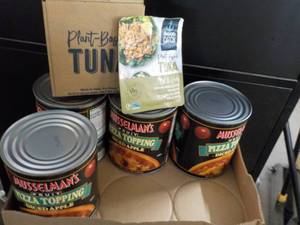 lot 213 image: 4 - 7.2 lb. Cans Musselmans Diced ...
