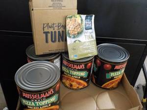 lot 215 image: 4 - 7.2 lb. Cans Musselmans Diced ...