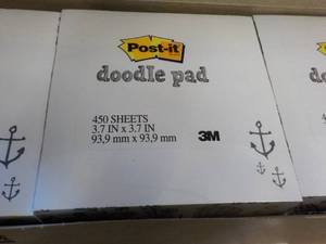 lot 222 image: 2 Boxes -6 Post It Doodle Pads each...