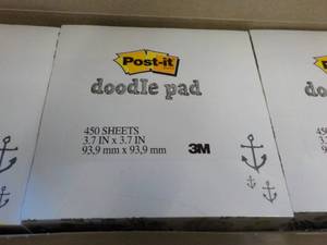 lot 223 image: 2 Boxes -6 Post It Doodle Pads each...