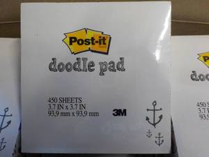 lot 225 image: 2 Boxes -6 Post It Doodle Padseach...