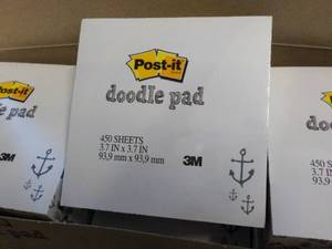 lot 227 image: 2 Boxes -6 Post It Doodle Pads each...