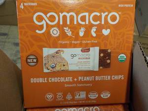 lot 241 image: 2 Cases Gomacro Protein Bars 56 to...