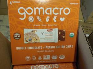 lot 242 image: 2 Cases Gomacro Protein Bars 56 to...