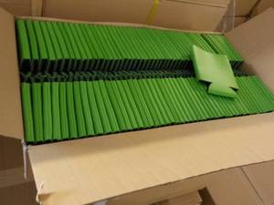 lot 248 image: Case of 100 Collapsible Lime Green ...